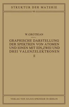 Grotrian / Born / Franck |  Graphische Darstellung der Spektren von Atomen und Ionen mit ein, zwei und drei Valenzelektronen | eBook | Sack Fachmedien