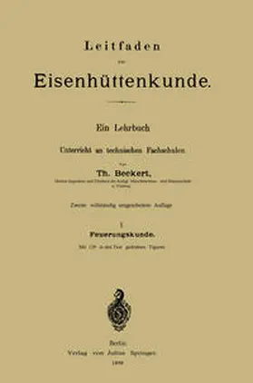 Beckert | Leitfaden zur Eisenhüttenkunde | E-Book | sack.de