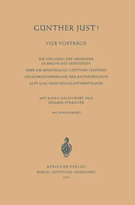 Just |  Vier Vorträge | eBook | Sack Fachmedien