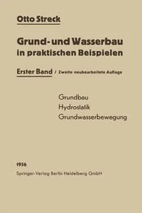 Streck |  Grund- und Wasserbau in praktischen Beispielen | Buch |  Sack Fachmedien