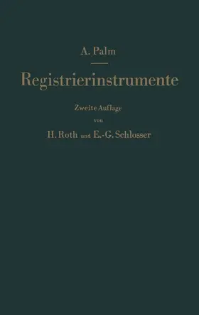 Palm |  Registrierinstrumente | Buch |  Sack Fachmedien