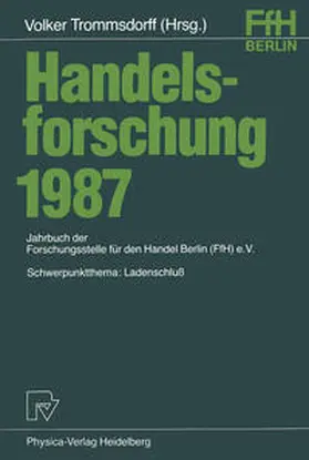 Trommsdorff |  Handelsforschung 1987 | eBook | Sack Fachmedien