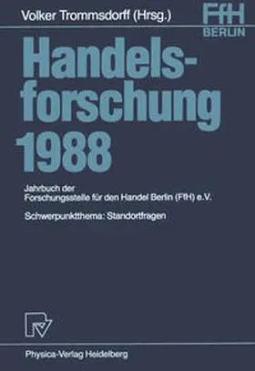 Trommsdorff |  Handelsforschung 1988 | eBook | Sack Fachmedien