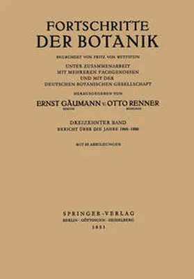 Lüttge / Beyschlag / Büdel |  Bericht über die Jahre 1949–1950 | eBook | Sack Fachmedien