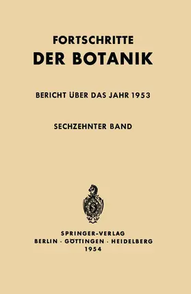 Renner / Gäumann |  Bericht über das Jahr 1953 | Buch |  Sack Fachmedien