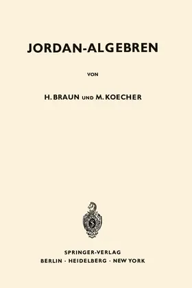 Koecher / Braun |  Jordan-Algebren | Buch |  Sack Fachmedien