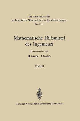Sauer / Angelitch / Stoer |  Mathematische Hilfsmittel des Ingenieurs | Buch |  Sack Fachmedien
