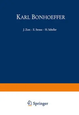 Zutt / Straus / Scheller |  Karl Bonhoeffer | eBook | Sack Fachmedien