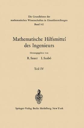 Mammitzsch / Hahn / Morgenstern |  Mathematische Hilfsmittel des Ingenieurs | Buch |  Sack Fachmedien
