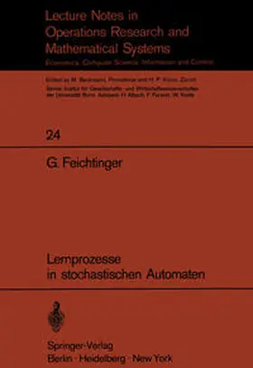 Feichtinger |  Lernprozesse in stochastischen Automaten | eBook | Sack Fachmedien