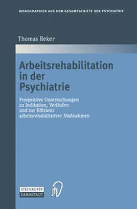 Reker |  Arbeitsrehabilitation in der Psychiatrie | eBook | Sack Fachmedien