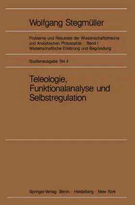 Varga von Kibéd |  Teleologie, Funktionalanalyse und Selbstregulation (Kybernetik) | eBook | Sack Fachmedien