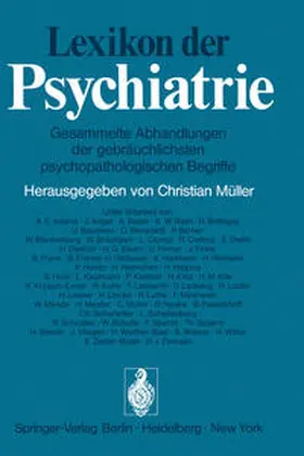 Müller |  Lexikon der Psychiatrie | eBook | Sack Fachmedien