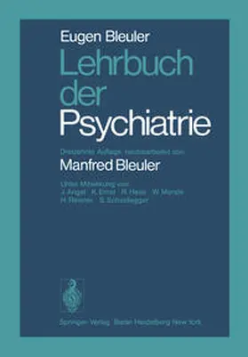 Bleuler |  Lehrbuch der Psychiatrie | eBook | Sack Fachmedien