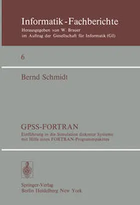 Schmidt | GPSS-FORTRAN | E-Book | sack.de