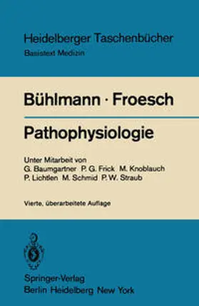 Bühlmann / Froesch |  Pathophysiologie | eBook | Sack Fachmedien