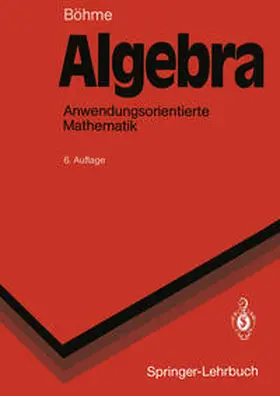 Böhme |  Algebra | eBook | Sack Fachmedien