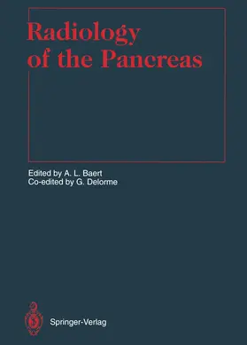 Baert |  Radiology of the Pancreas | Buch |  Sack Fachmedien