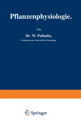 Palladin |  Pflanzenphysiologie | Buch |  Sack Fachmedien