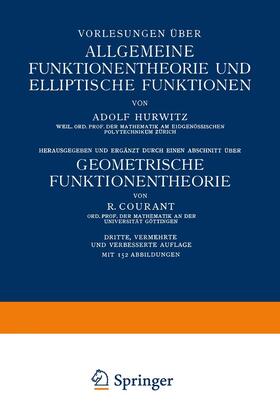 Courant / Hurwitz |  Vorlesungen über Allgemeine Funktionentheorie und Elliptische Funktionen | Buch |  Sack Fachmedien