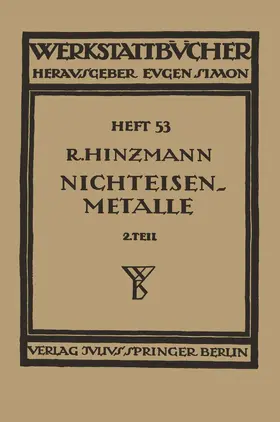 Hinzmann / Haake |  Nichteisenmetalle | Buch |  Sack Fachmedien