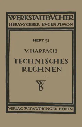 Happach / Haake |  Technisches Rechnen | Buch |  Sack Fachmedien