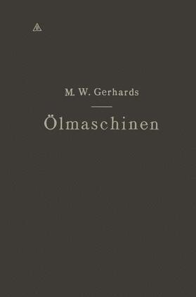 Gerhards |  Ölmaschinen | Buch |  Sack Fachmedien