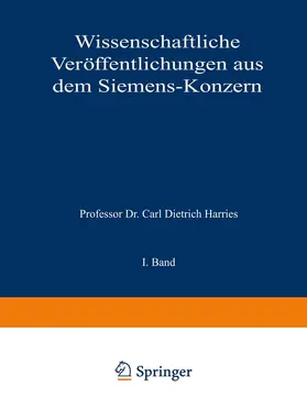 Clausing / Lebegott / Fellinger |  Wissenschaftliche Veröffentlichungen aus dem Siemens-Konzern | Buch |  Sack Fachmedien