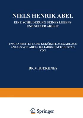 Wegener-Köppen / Bjerknes |  Niels Henrik Abel | Buch |  Sack Fachmedien