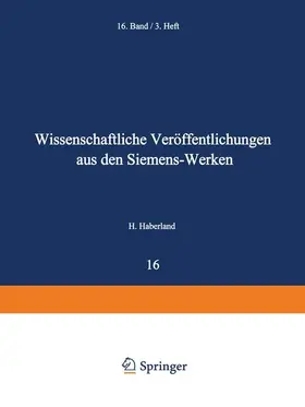 Beiersdorf / Hertz / Boul |  Wissenschaftliche Veröffentlichungen aus den Siemens-Werken | Buch |  Sack Fachmedien