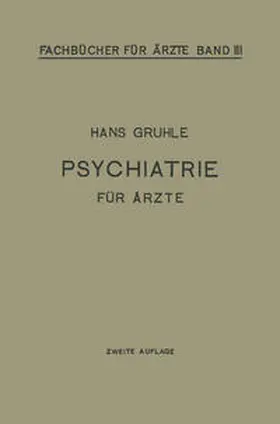 Gruhle |  Psychiatrie für Ärzte | eBook | Sack Fachmedien