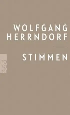 Herrndorf |  Stimmen | eBook | Sack Fachmedien