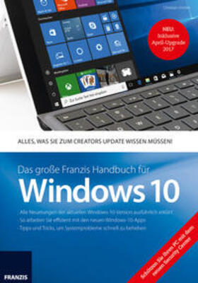 Immler |  Das große Franzis Handbuch für Windows 10 Update 2017 | Buch |  Sack Fachmedien