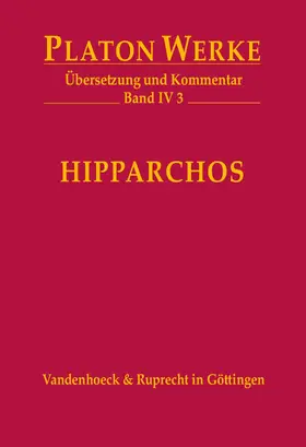 Platon / Schubert |  Hipparchos | eBook | Sack Fachmedien