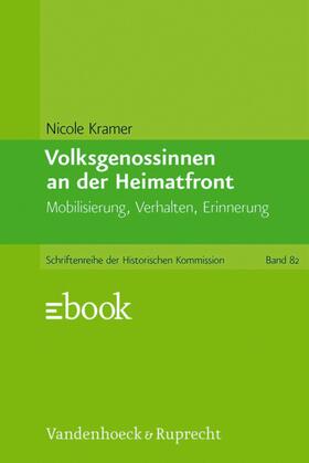 Kramer |  Volksgenossinnen an der Heimatfront | eBook | Sack Fachmedien