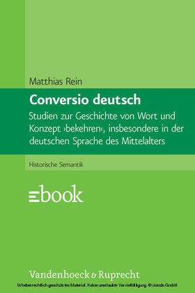 Rein |  Conversio deutsch | eBook | Sack Fachmedien