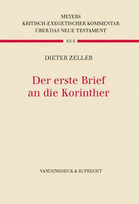 Zeller |  Der erste Brief an die Korinther | eBook | Sack Fachmedien