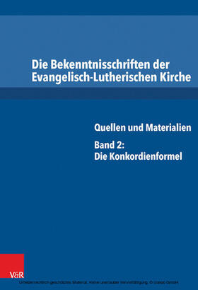 Dingel |  Die Bekenntnisschriften der Evangelisch-Lutherischen Kirche | eBook | Sack Fachmedien