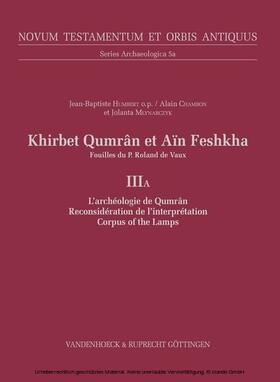Humbert OP |  Khirbet Qumrân et Aïn Feshkha | eBook | Sack Fachmedien