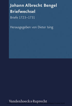 Ising / Bengel |  Briefwechsel. Abt. 6, Band 2 | eBook | Sack Fachmedien