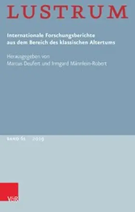 Deufert / Männlein-Robert |  Lustrum Band 61 - 2019 | eBook | Sack Fachmedien