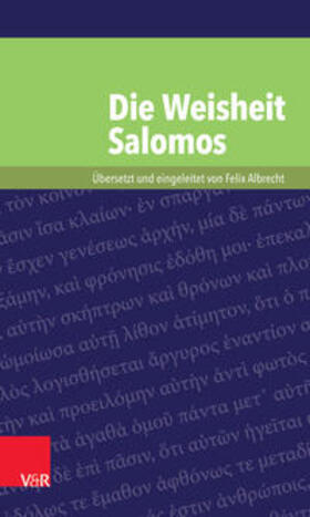 Albrecht |  Die Weisheit Salomos | eBook | Sack Fachmedien