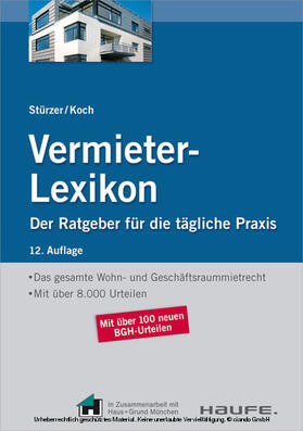 Stürzer / Koch |  Vermieter-Lexikon | eBook | Sack Fachmedien