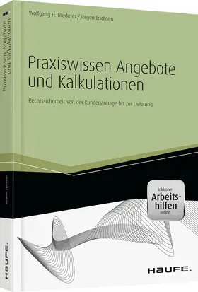 Erichsen / Riederer |  Praxiswissen Angebote und Kalkulationen | Buch |  Sack Fachmedien