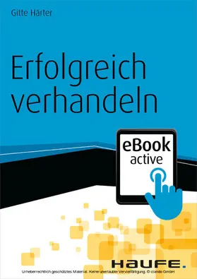 Härter |  Erfolgreich verhandeln eBook active | eBook | Sack Fachmedien