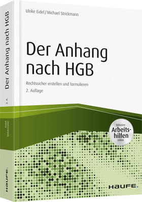 Eidel / Strickmann |  Der Anhang nach HGB - inkl. Arbeitshilfen online | Buch |  Sack Fachmedien