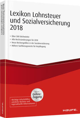  Lexikon Lohnsteuer und Sozialversicherung 2018 plus Onlinezugang | Buch |  Sack Fachmedien