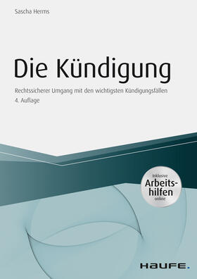 Herms |  Die Kündigung - inkl. Arbeitshilfen online | eBook | Sack Fachmedien