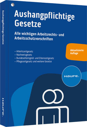  Aushangpflichtige Gesetze | Buch |  Sack Fachmedien