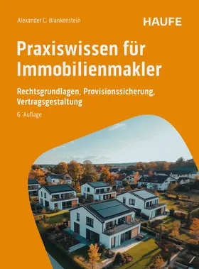 Blankenstein |  Praxiswissen für Immobilienmakler | Buch |  Sack Fachmedien